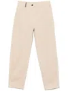 Peserico Tapered Trousers In Beige