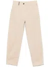 Peserico Tapered Trousers In Beige