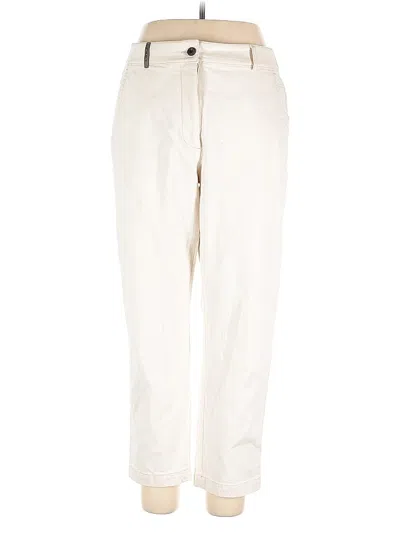 Pre-owned Peserico Jeans In White