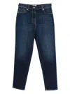Peserico Jeans With Five-pocket Design In Blue