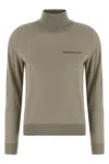 Peserico Jewel Pocket Turtleneck Sweater Sweaters And Cardigans Gray In Gray
