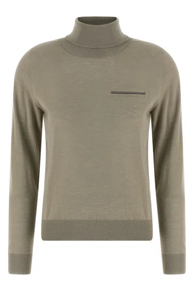 PESERICO JEWEL POCKET TURTLENECK SWEATER