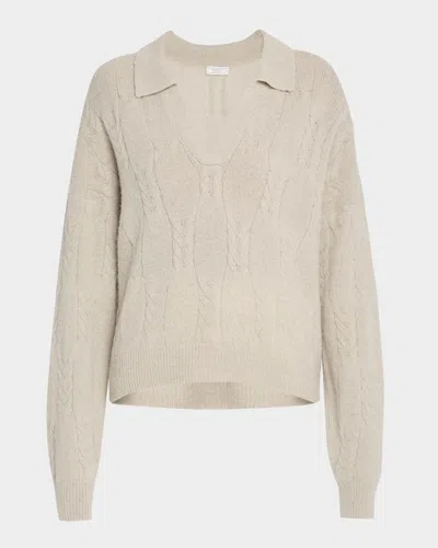 Peserico Johnny Collar Knit Sweater In Multi