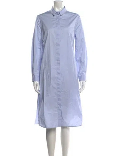 Pre-owned Peserico Knee-length Dress In Blue