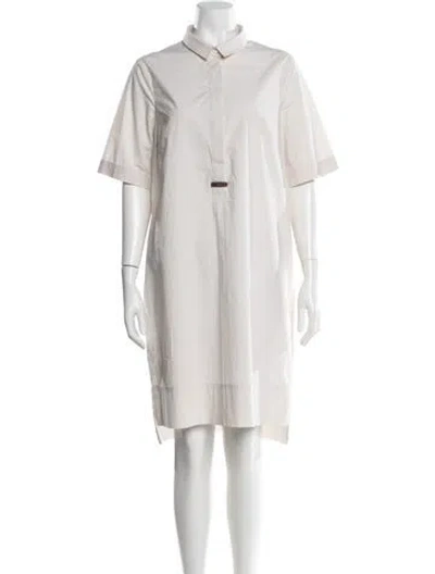 Pre-owned Peserico Knee-length Dress In Neutral