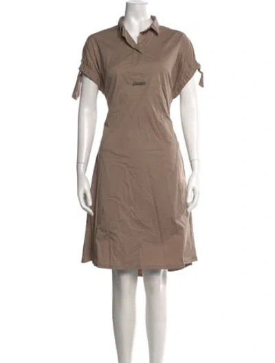 Pre-owned Peserico Knee-length Dress In Neutrals