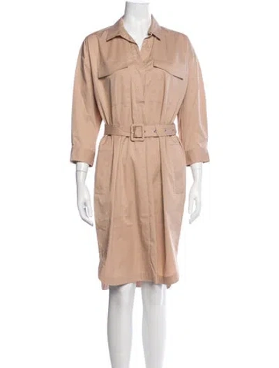 Pre-owned Peserico Knee-length Dress In Neutrals
