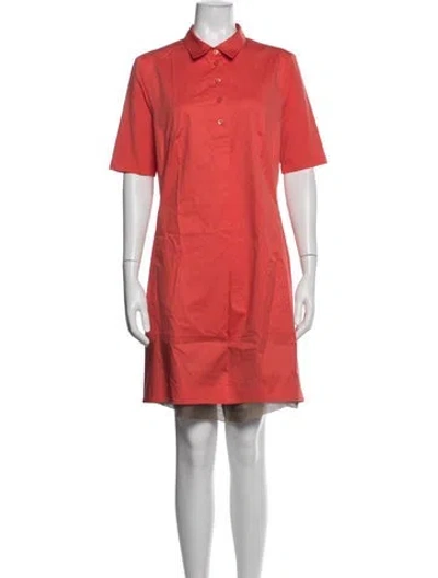 Pre-owned Peserico Knee-length Dress In Orange
