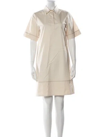 Pre-owned Peserico Knee-length Dress W/ Tags In Neutral