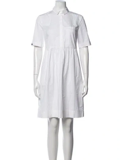 Pre-owned Peserico Knee-length Dress In White