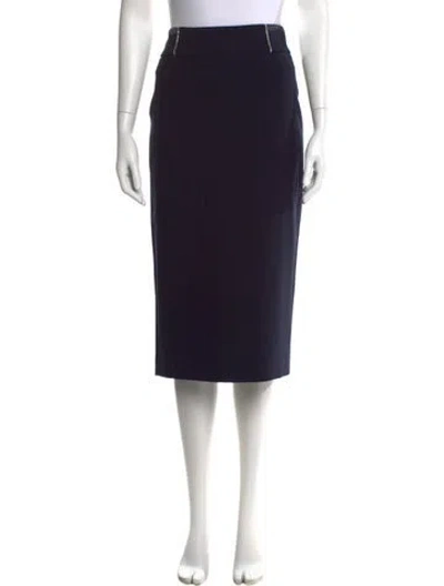 Pre-owned Peserico Knee-length Skirt In Blue