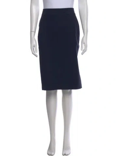Pre-owned Peserico Knee-length Skirt In Blue