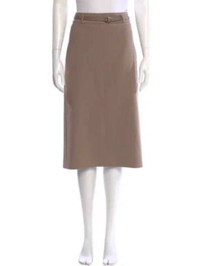 Pre-owned Peserico Knee-length Skirt In Neutral