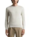 Peserico Knit Crewneck Sweater In Quartz Sand