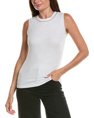Peserico Knit Tank Top In White