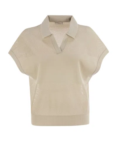 PESERICO KNITTED POLO SHIRT