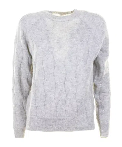 PESERICO KNITTED ROUND-NECK SWEATER