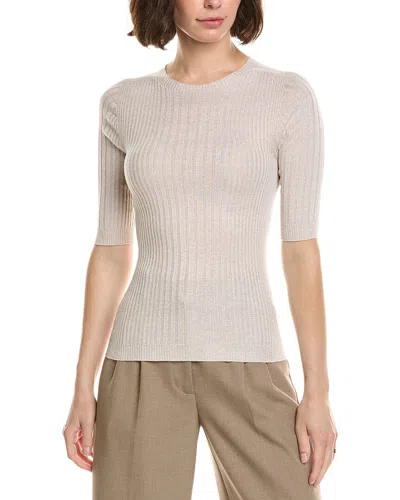 Peserico Knitted Sweater In Neutral