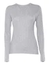 Peserico Knitted Sweater In Multi