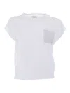 Peserico Knitted Sweater In White