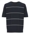 Peserico Short Sleeves Polo Shirt With Striped Pattern