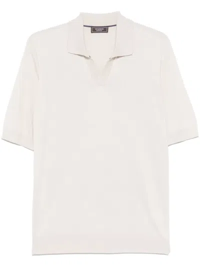 Peserico Knitted Top In Neutrals