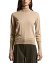 Peserico Roll-neck Glitter-details Pullover In Brown