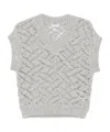 Peserico Textured Sweater Vest