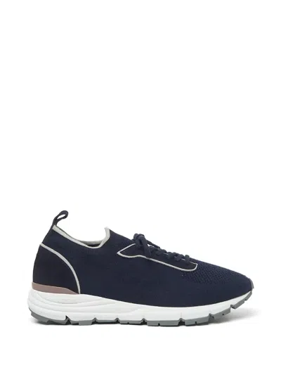 Peserico Lace-up Sneakers In Blue