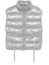 Peserico Lamé-effect Gilet In Grey