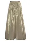 Peserico Women Laminated Cotton Poplin Trousers
