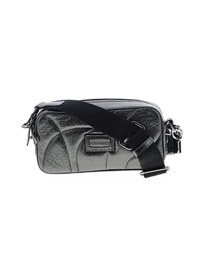 Pre-owned Peserico Leather Crossbody Bag In Gray