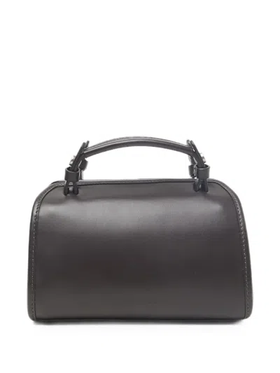 Peserico Leather Mini Bag In Brown