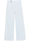 Peserico Baby Blue Cotton Blended Trousers