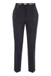 Peserico Women Light Cotton Satin Cigarette Trousers
