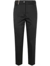 Peserico Light Cotton Satin Stretch Trousers