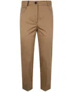 Peserico Light Cotton Satin Stretch Trousers