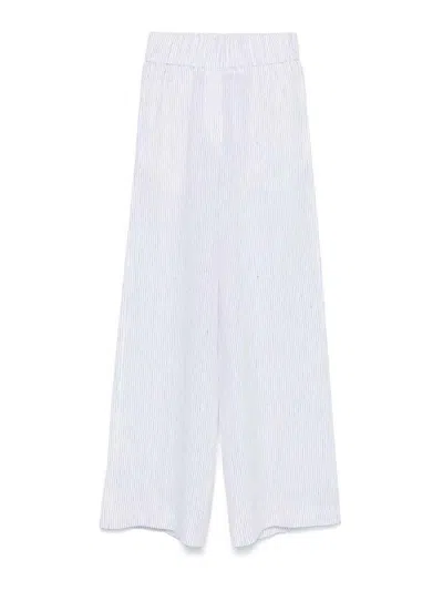 Peserico Light Green Linen Pants