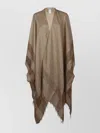 Peserico Linen Scarf With Subtle Striped Patterns