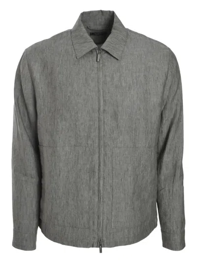 Peserico Lightweight Jacket In Gray