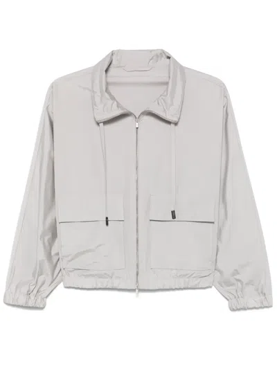Peserico Lightweight Jacket In Gray