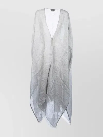 Peserico Lightweight Sheer Scarves For V-neckline