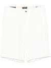 Peserico Linen Bermuda Shorts In White