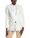 Peserico Linen Blazer In White