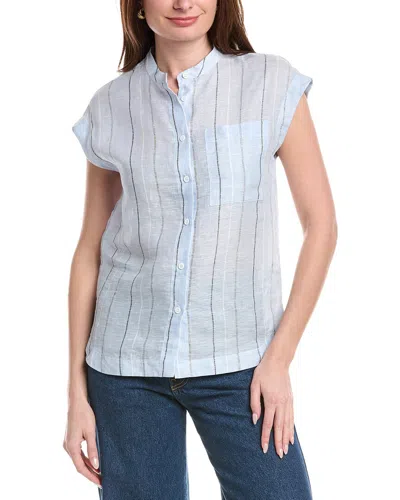 Peserico Linen Blouse In Blue