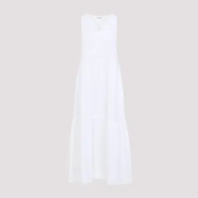Peserico Linen Canvas Dress In White