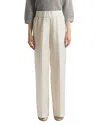 Peserico Linen Elastic Waist Relaxed Pants