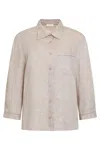 Peserico Button-up Linen Shirt