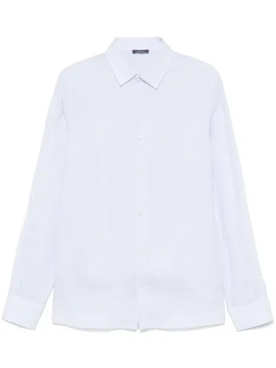 Peserico Linen Shirt In Blue