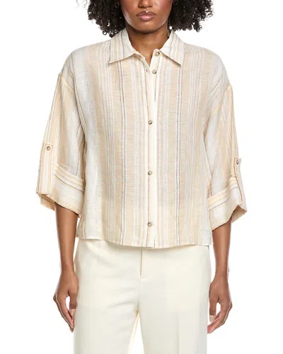 Peserico Linen Shirt In Neutral